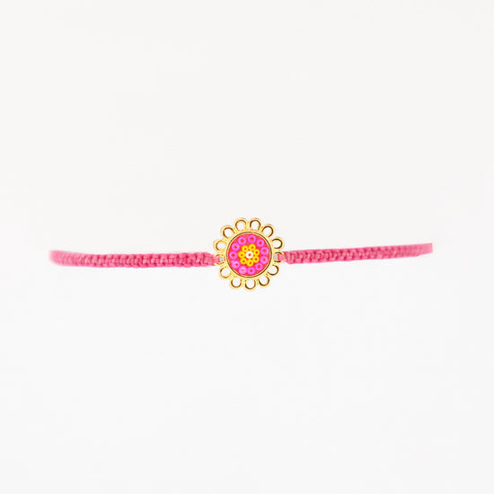 Macramé Flower Power Bracelet