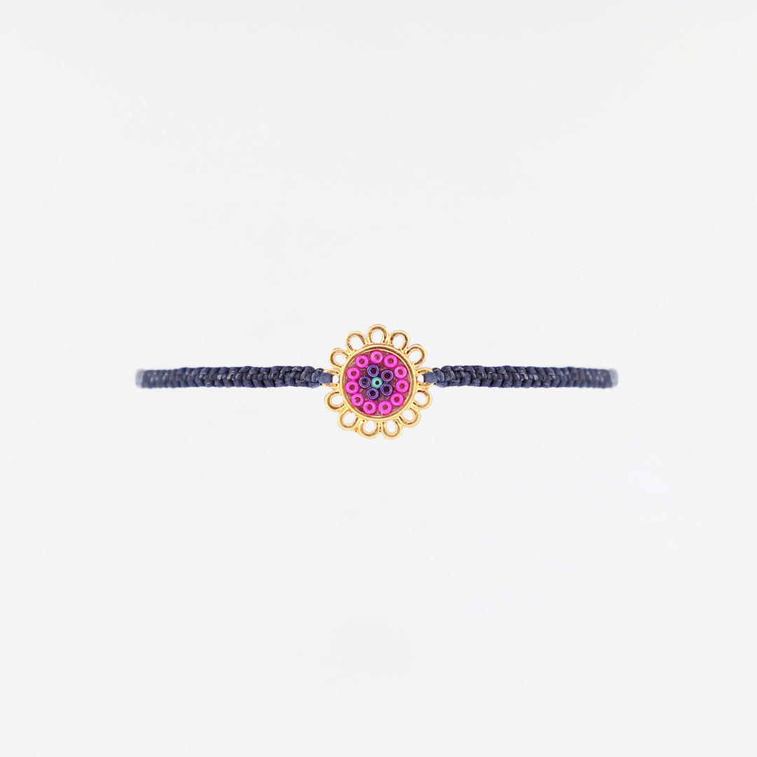 Macramé Flower Power Bracelet