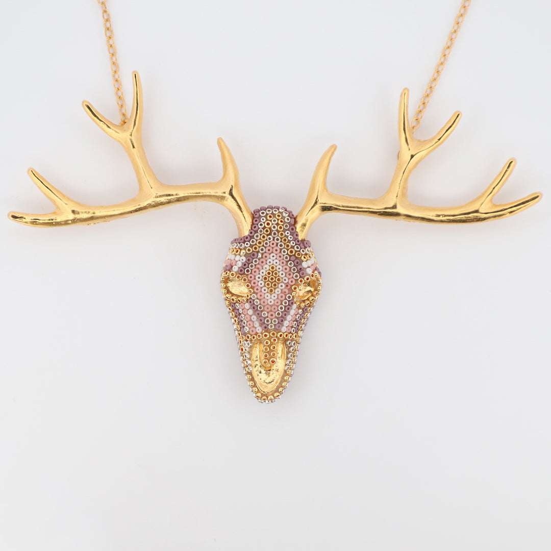 Deer in Movement Necklace