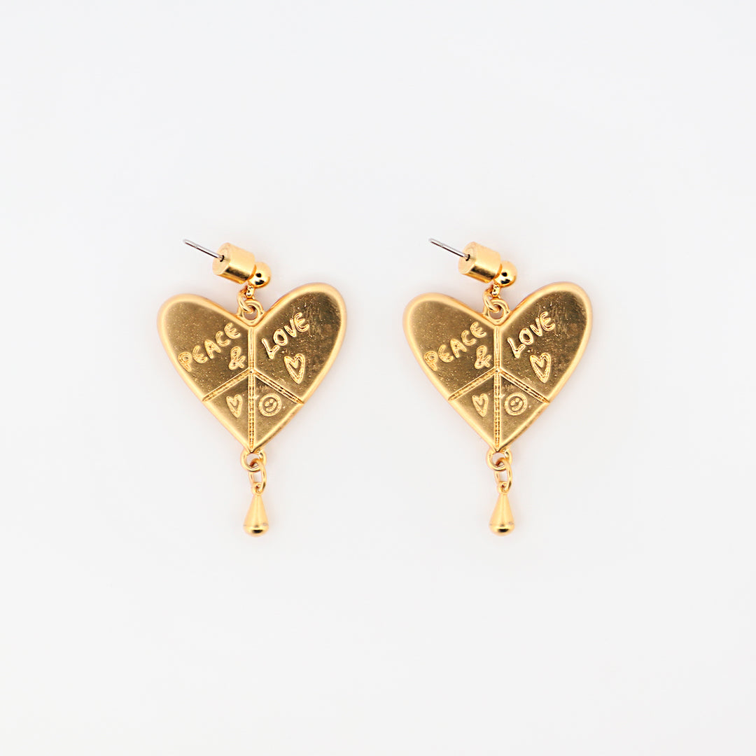 Peace and Love Earrings