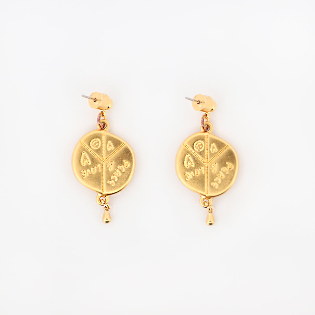 Peace and Love Earrings