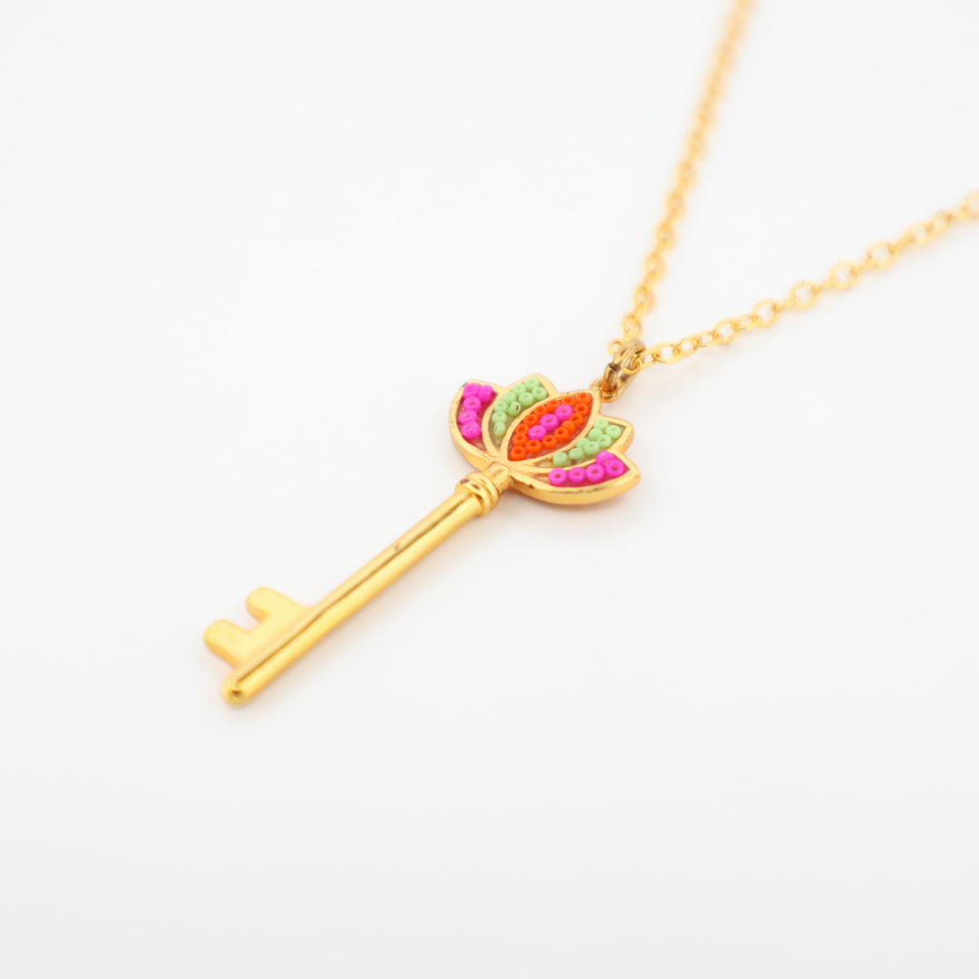 Heart Key Necklace