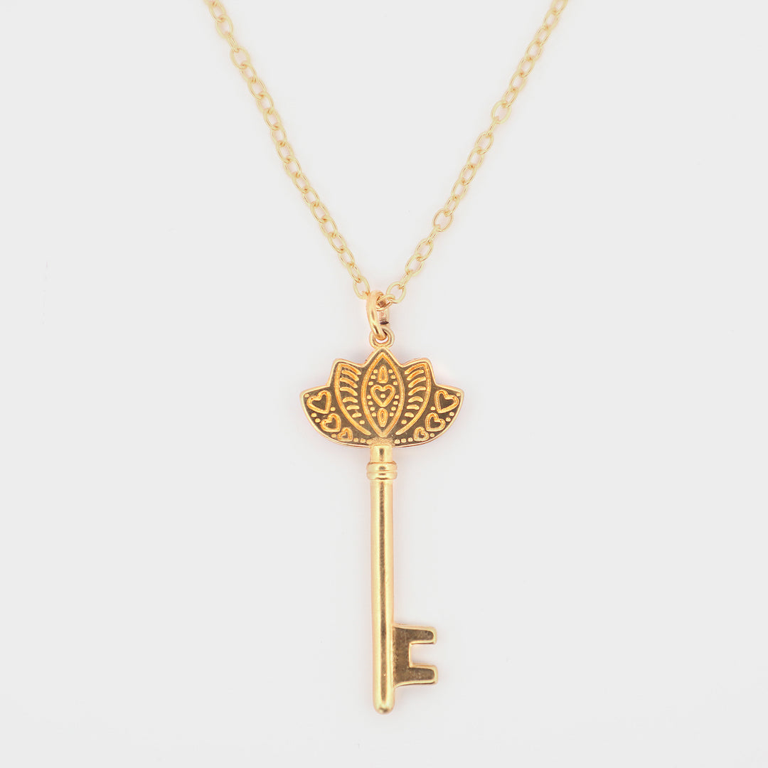 Heart Key Necklace